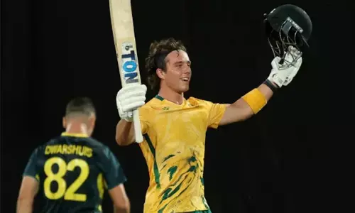 2ನೇ ಟಿ20: ಬ್ರೆವಿಸ್ ಭರ್ಜರಿ ಶತಕ; ಆಸ್ಟ್ರೇಲಿಯದ ವಿರುದ್ಧ ಜಯ, ಸರಣಿ ಸಮಬಲಗೊಳಿಸಿದ ದಕ್ಷಿಣ ಆಫ್ರಿಕಾ