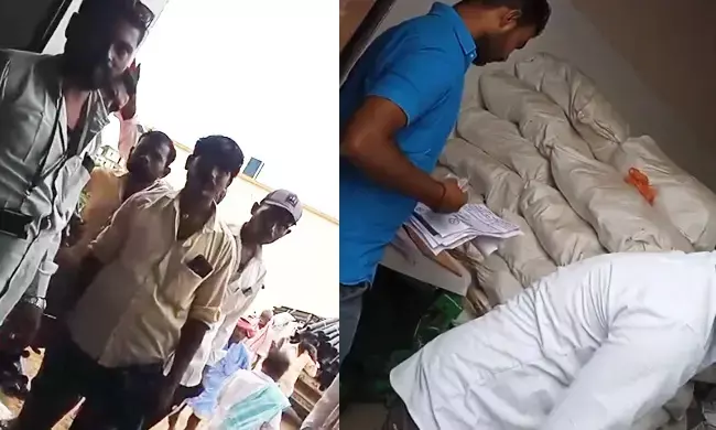 ರಾಯಚೂರು | ರೈತರಿಂದ ತಾಡಪತ್ರಿ ನೀಡಲು ಹಣ ವಸೂಲಿ ಆರೋಪ ; ರೈತ ಸಂಪರ್ಕ ಕೇಂದ್ರದ ಅಧಿಕಾರಿಗಳ‌ ವಿರುದ್ದ ಆಕ್ರೋಶ