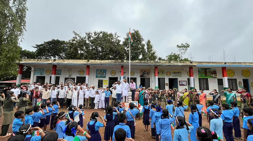 ಕಲ್ಲರಕೋಡಿ: ಸರಕಾರಿ ಹಿ.ಪ್ರಾ ಶಾಲೆಯಲ್ಲಿ79ನೇ ಸ್ವಾತಂತ್ರ್ಯ ದಿನಾಚರಣೆ