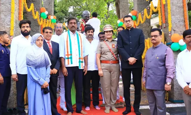 ಬಳ್ಳಾರಿಯಲ್ಲಿ ಸಂಭ್ರಮದ 79ನೇ ಸ್ವಾತಂತ್ರೋತ್ಸವ ಆಚರಣೆ