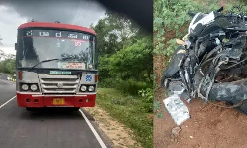 ಹನೂರು | ಸಾರಿಗೆ ಬಸ್-ಬೈಕ್ ನಡುವೆ ಢಿಕ್ಕಿ: ಸವಾರರಿಬ್ಬರು ಮೃತ್ಯು