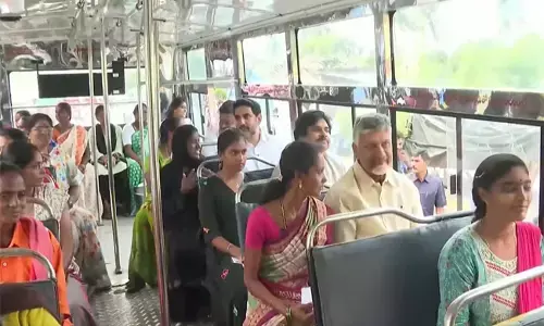 ಆಂಧ್ರಪ್ರದೇಶ | ಮಹಿಳೆಯರಿಗೆ ಉಚಿತ ಬಸ್ ಪ್ರಯಾಣದ ‘ಸ್ತ್ರೀ ಶಕ್ತಿ’ ಯೋಜನೆಗೆ ಚಾಲನೆ