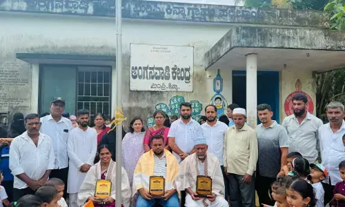 ಕಿನ್ಯ ಮಿಂಪ್ರಿ ಅಂಗನವಾಡಿ ಕೇಂದ್ರದಲ್ಲಿ ಸ್ವಾತಂತ್ರ್ಯ ದಿನಾಚರಣೆ