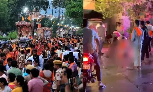 ಹೈದರಾಬಾದ್ | ಶೋಭಾಯಾತ್ರೆಯ ವೇಳೆ ವಿದ್ಯುತ್ ತಂತಿಗೆ ತಾಗಿದ ರಥ: ಐವರು ಮೃತ್ಯು; ನಾಲ್ವರಿಗೆ ಗಾಯ