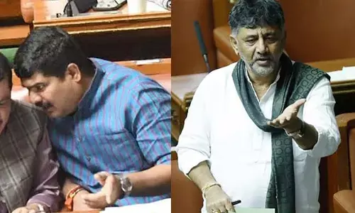 ಕೈದಿಗಳ ಜೊತೆ ನಿಮಗೆ ಸಂಪರ್ಕ ಚೆನ್ನಾಗಿರುವುದಕ್ಕೆ ಇದೇ ಸಾಕ್ಷಿ: ವೇದವ್ಯಾಸ ಕಾಮತ್ ಕಾಲೆಳೆದ ಡಿಸಿಎಂ ಡಿ.ಕೆ. ಶಿವಕುಮಾರ್