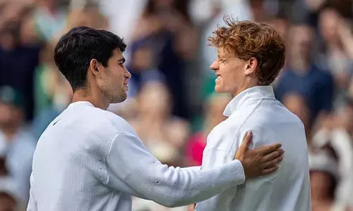 ಸಿನ್ಸಿನಾಟಿ ಓಪನ್ ಟೆನಿಸ್ ಟೂರ್ನಿ | ಫೈನಲ್ ನಲ್ಲಿ ಸಿನ್ನರ್-ಅಲ್ಕರಾಝ್ ಹಣಾಹಣಿ