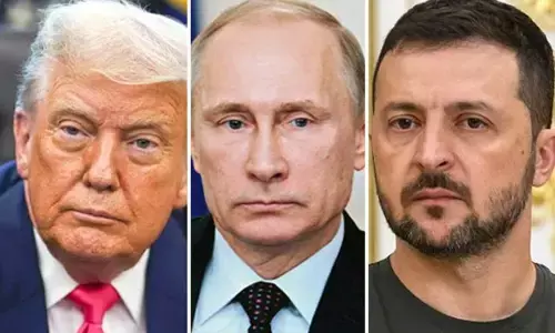 ಪುಟಿನ್- ಝೆಲೆನ್ಸ್ಕಿ ಮಾತುಕತೆ ಆಯೋಜಿಸಲಿರುವ ಟ್ರಂಪ್; ಬಳಿಕ ತ್ರಿಪಕ್ಷೀಯ ಸಭೆ