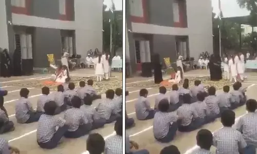 ಗುಜರಾತ್ | ಶಾಲಾ ನಾಟಕದಲ್ಲಿ ಬುರ್ಖಾಧಾರಿಗಳನ್ನು ಭಯೋತ್ಪಾದಕರಂತೆ ಚಿತ್ರಣ: ವ್ಯಾಪಕ ಆಕ್ರೋಶ