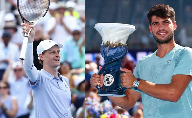 ಎಟಿಪಿ ರ್‍ಯಾಂಕಿಂಗ್: ಅಗ್ರ-2 ಸ್ಥಾನದಲ್ಲಿ ಸಿನ್ನರ್, ಅಲ್ಕರಾಝ್