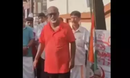 ಕೇರಳ: ಸ್ವಾತಂತ್ರ್ಯೋತ್ಸವದಂದು ತ್ರಿವರ್ಣ ಧ್ವಜದ ಬದಲು ಕಾಂಗ್ರೆಸ್ ಧ್ವಜ ಹಾರಿಸಿದ ಸಿಪಿಎಂ!