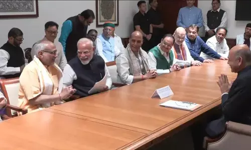 ಉಪ ರಾಷ್ಟ್ರಪತಿ ಚುನಾವಣೆ: ನಾಮಪತ್ರ ಸಲ್ಲಿಸಿದ NDA ಅಭ್ಯರ್ಥಿ ರಾಧಾಕೃಷ್ಣನ್