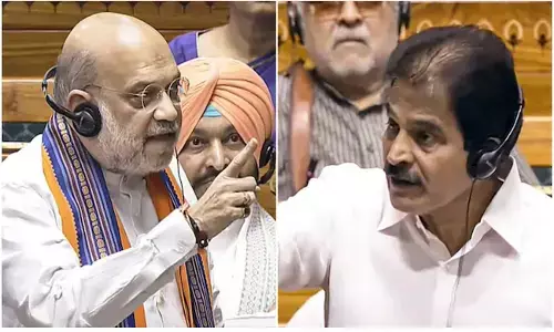 ಲೋಕಸಭೆಯಲ್ಲಿ ಅಮಿತ್ ಶಾ – ಕೆ.ಸಿ. ವೇಣುಗೋಪಾಲ್ ನಡುವೆ ತೀವ್ರ ವಾಗ್ಯುದ್ಧ