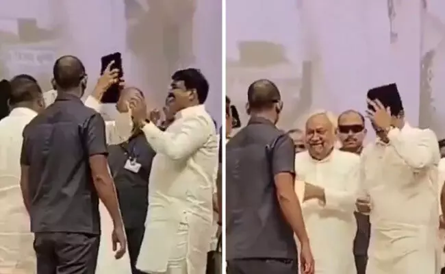 ಮುಸ್ಲಿಮರ ಟೋಪಿ ಧರಿಸಲು ನಿರಾಕರಿಸಿದ ನಿತೀಶ್ ಕುಮಾರ್