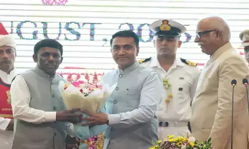 ಗೋವಾ ವಿಧಾನ ಸಭೆ ಸ್ಪೀಕರ್ ರಮೇಶ್ ತಾವಡ್ಕ ರಾಜೀನಾಮೆ; ಸಚಿವರಾಗಿ ಪ್ರಮಾಣ ವಚನ ಸ್ವೀಕಾರ