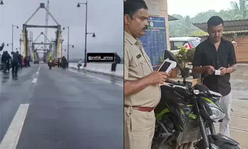ಶಿವಮೊಗ್ಗ: ಸಿಗಂದೂರು ಸೇತುವೆ ಮೇಲೆ ಬೈಕ್‌ ವ್ಹೀಲಿಂಗ್; ಯುವಕನಿಗೆ 5000ರೂ. ದಂಡ