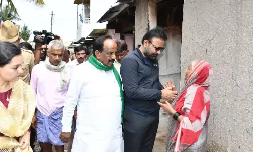 ಧಾರವಾಡ ಜಿಲ್ಲೆಯಲ್ಲಿ 97,612 ಹೆಕ್ಟೆರ್ ಪ್ರದೇಶದಲ್ಲಿ ಬೆಳೆ ಹಾನಿ: ಸಚಿವ ಸಂತೋಷ್‌ ಲಾಡ್