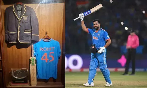 ಎಂಸಿಎ ಮ್ಯೂಸಿಯಂಗೆ ವೈಯಕ್ತಿಕ ಕ್ರಿಕೆಟ್ ವಸ್ತುಗಳನ್ನು ಗಿಫ್ಟ್ ನೀಡಿದ ರೋಹಿತ್ ಶರ್ಮಾ