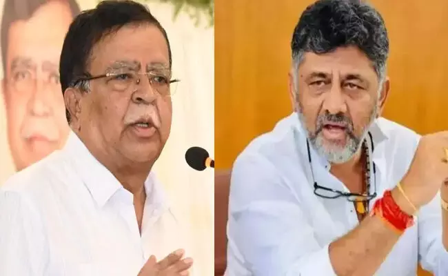 ʼಅವರು ಆರೆಸ್ಸೆಸ್‌ ಗೀತೆಯನ್ನು ಹಾಡಬಹುದು, ಅಂಬಾನಿ ಮಗನ ಮದುವೆಯಲ್ಲೂ ಪಾಲ್ಗೊಳ್ಳಬಹುದುʼ : ಡಿಕೆಶಿ ವಿರುದ್ಧ ರಾಜಣ್ಣ ವಾಗ್ದಾಳಿ