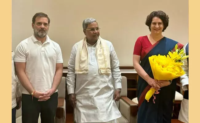 ಬಿಹಾರ | ವೋಟರ್ ಅಧಿಕಾರ ಯಾತ್ರಾದಲ್ಲಿ ಪಾಲ್ಗೊಳ್ಳಲಿರುವ ಸಿದ್ದರಾಮಯ್ಯ, ಪ್ರಿಯಾಂಕಾ ಗಾಂಧಿ