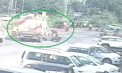 ಭಟ್ಕಳ: ಮತ್ತೊಂದು ಅಪಘಾತಕ್ಕೆ ಕಾರಣವಾದ ರಾಷ್ಟ್ರೀಯ ಹೆದ್ದಾರಿ; ಬೈಕ್‌ ಸವಾರನಿಗೆ ಗಾಯ