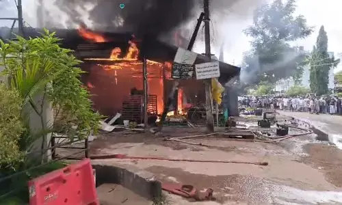 ಭಟ್ಕಳ: ಸೂಪರ್ ಮಾರ್ಕೆಟ್‌ನಲ್ಲಿ ಬೆಂಕಿ ಅವಘಡ