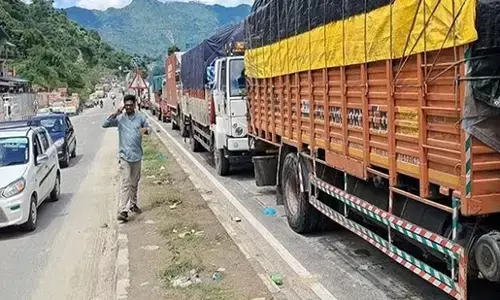 ಚಂಡೀಗಢ-ಕುಲ್ಲು ಹೆದ್ದಾರಿಯಲ್ಲಿ 50 ಕಿ.ಮೀ ವ್ಯಾಪ್ತಿಯಲ್ಲಿ ಟ್ರಾಫಿಕ್ ಜಾಮ್: ದಾರಿ ಮಧ್ಯೆ ಟ್ರಕ್‌ಗಳಲ್ಲಿ ಕೊಳೆಯುತ್ತಿರುವ ಕೋಟ್ಯಾಂತರ ರೂ. ಮೌಲ್ಯದ ಹಣ್ಣು, ತರಕಾರಿಗಳು