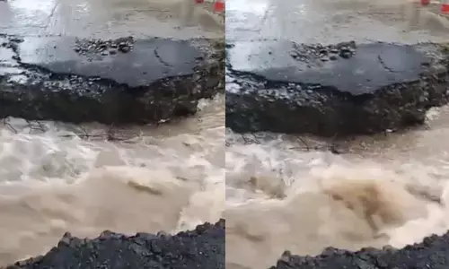 ಬೀದರ್ | ಚಿಮ್ಮೆಗಾಂವ್ ತಾಂಡಾದ ಸೇತುವೆ ಕುಸಿತ : ಸಂಪರ್ಕ ಕಡಿತ