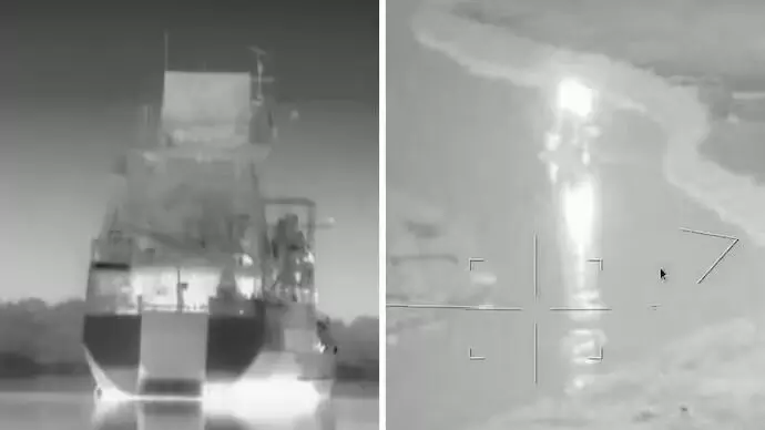 ಉಕ್ರೇನ್ ನೌಕಾಪಡೆಯ ಅತಿದೊಡ್ಡ ಹಡಗಿನ ಮೇಲೆ ರಷ್ಯಾದಿಂದ ಡ್ರೋನ್ ದಾಳಿ