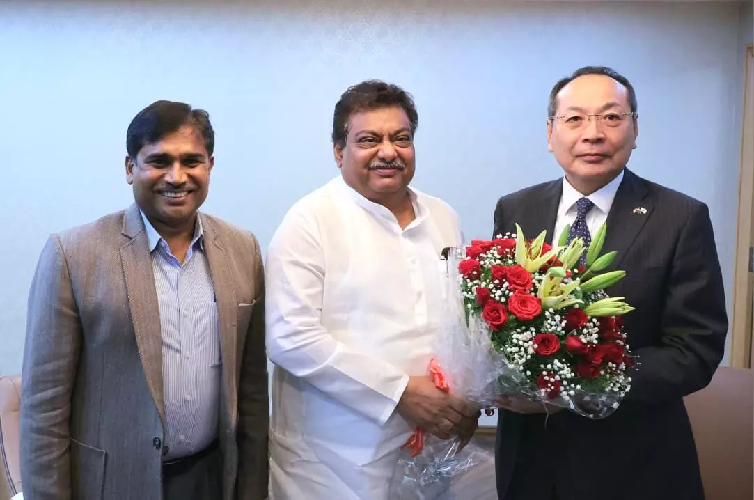 ಜಪಾನ್‌ನ ಒಸಾಕಾ, ನಗೋಯ ನಗರಗಳಿಗೆ ಬೆಂಗಳೂರಿನಿಂದ ನೇರ ವಿಮಾನ ಸೇವೆ ಕುರಿತು ಚರ್ಚೆ : ಎಂ.ಬಿ.ಪಾಟೀಲ್‌