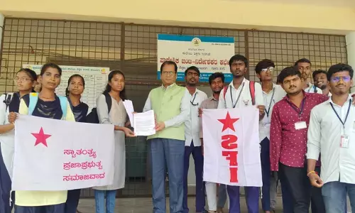 ಕಲಬುರಗಿ | ಯುಜಿಸಿ ಬಿಡುಗಡೆಗೊಳಿಸಿದ ಫಲಿತಾಂಶಗಳ ಆಧಾರಿತ ಪಠ್ಯಕ್ರಮಕ್ಕೆ ಎಸ್ಎಫ್ಐ ಖಂಡನೆ