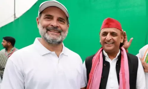 ಬಿಹಾರ: ‘ಮತದಾರರ ಅಧಿಕಾರ ಯಾತ್ರೆ’ಯಲ್ಲಿ ಭಾಗಿಯಾದ ಎಸ್ಪಿ ಮುಖ್ಯಸ್ಥ ಅಖಿಲೇಶ್ ಯಾದವ್