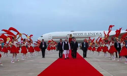 ಚೀನಾ ತಲುಪಿದ ಪ್ರಧಾನಿ ಮೋದಿ: ಏಳು ವರ್ಷಗಳ ನಂತರ ಚೀನಾಗೆ ಮೊದಲ ಬಾರಿ ಭೇಟಿ