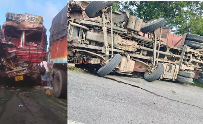 ರಾಯಚೂರು: ರಸ್ತೆ ಇಕ್ಕಟ್ಟಿನಿಂದ ಸರಣಿ ಅಪಘಾತ; ವಾಹನಗಳಿಗೆ ಹಾನಿ ರಾಯಚೂರು: ರಸ್ತೆ ಇಕ್ಕಟ್ಟಿನಿಂದ ಸರಣಿ ಅಪಘಾತ; ವಾಹನಗಳಿಗೆ ಹಾನಿ