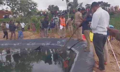 ಹನೂರು : ಕೃಷಿ ಹೊಂಡದಲ್ಲಿ ಇಬ್ಬರ ಮೃತದೇಹಗಳು ಪತ್ತೆ