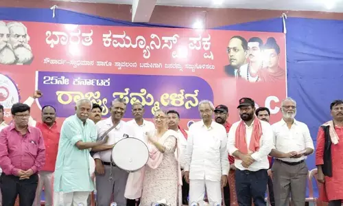 ಕಲಬುರಗಿಯಲ್ಲಿ ಭಾರತ ಕಮ್ಯುನಿಸ್ಟ್ ಪಕ್ಷದ 25ನೇ ರಾಜ್ಯ ಸಮ್ಮೇಳನ