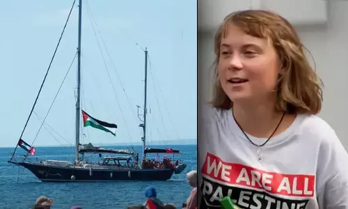 ಗ್ರೇಟಾ ಥನ್‌ ಬರ್ಗ್ ಸೇರಿದಂತೆ ಗಣ್ಯರು, ಸಾಮಾಜಿಕ ಹೋರಾಟಗಾರರಿಂದ ಗಾಝಾಗೆ ಪ್ರಯಾಣ