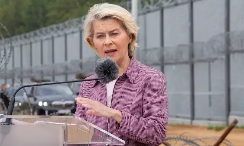 ಇಯು ಅಧ್ಯಕ್ಷೆಯ ವಿಮಾನದ ಜಿಪಿಎಸ್ ವ್ಯವಸ್ಥೆ ನಿಷ್ಕ್ರಿಯ: ರಶ್ಯದ ಮೇಲೆ ಶಂಕೆ