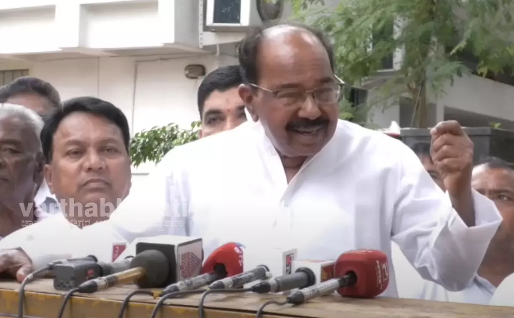 ‘ಧರ್ಮಸ್ಥಳ ಪ್ರಕರಣ’ ಬಿಜೆಪಿಯವರದ್ದೇ ಷಡ್ಯಂತ್ರ : ವೀರಪ್ಪ ಮೊಯ್ಲಿ ‘ಧರ್ಮಸ್ಥಳ ಪ್ರಕರಣ’ ಬಿಜೆಪಿಯವರದ್ದೇ ಷಡ್ಯಂತ್ರ : ವೀರಪ್ಪ ಮೊಯ್ಲಿ