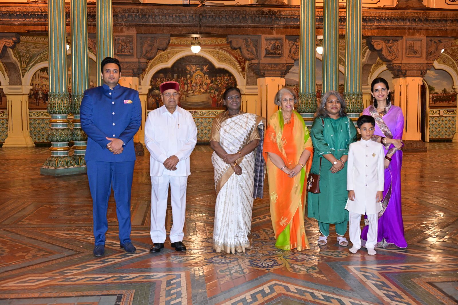 ಮೈಸೂರು ಅರಮನೆಗೆ ರಾಷ್ಟ್ರಪತಿ ದ್ರೌಪದಿ ಮುರ್ಮು ಭೇಟಿ