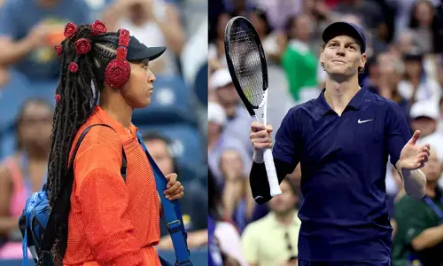 ಯು.ಎಸ್. ಓಪನ್ | ಸಿನ್ನರ್, ಒಸಾಕಾ, ಸ್ವಿಯಾಟೆಕ್ ಕ್ವಾರ್ಟರ್ ಫೈನಲ್‌ ಗೆ