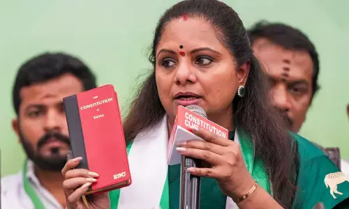 ತೆಲಂಗಾಣ: ಅಮಾನತು ಬೆನ್ನಲ್ಲೇ ಬಿಆರ್‌ಎಸ್‌ ಪಕ್ಷಕ್ಕೆ ರಾಜೀನಾಮೆ ನೀಡಿದ ಕೆ. ಕವಿತಾ