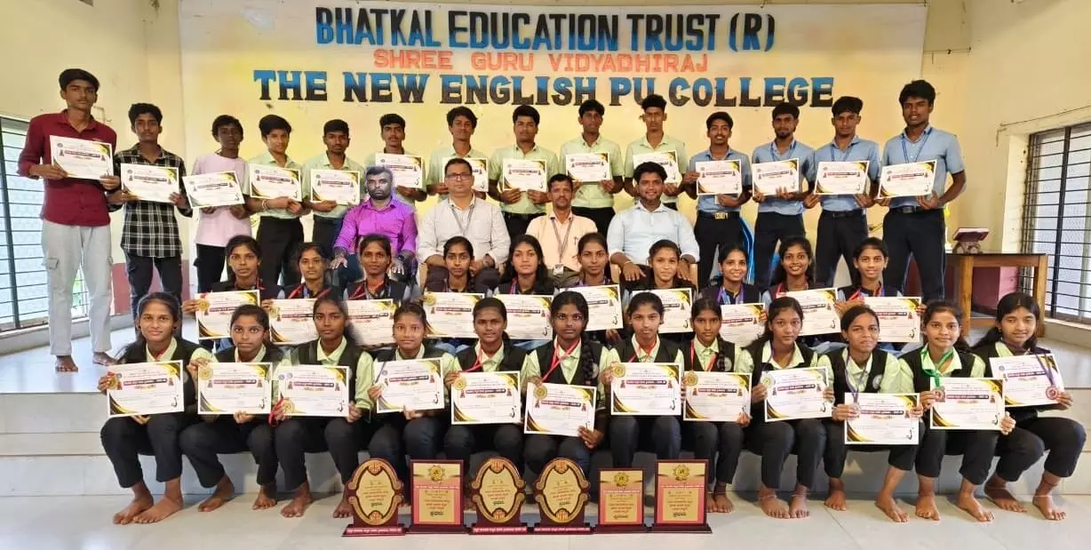 ದಿ ನ್ಯೂ ಇಂಗ್ಲಿಷ್ ಪಿ.ಯು ಕಾಲೇಜಿನ ವಿದ್ಯಾರ್ಥಿಗಳು ದಸರಾ ಕ್ರೀಡಾಕೂಟದಲ್ಲಿ ಅತ್ಯುತ್ತಮ ಸಾಧನೆ ದಿ ನ್ಯೂ ಇಂಗ್ಲಿಷ್ ಪಿ.ಯು ಕಾಲೇಜಿನ ವಿದ್ಯಾರ್ಥಿಗಳು ದಸರಾ ಕ್ರೀಡಾಕೂಟದಲ್ಲಿ ಅತ್ಯುತ್ತಮ ಸಾಧನೆ