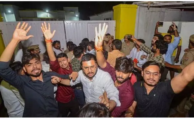 ಉತ್ತರ ಪ್ರದೇಶ | ಸಚಿವರ ವಿರುದ್ಧ ಎಬಿವಿಪಿ ಪ್ರತಿಭಟನೆ: ‘ಹಿಂದುಳಿದವರ’ ಓಲೈಕೆಗೆ ಮುಂದಾದ ಬಿಜೆಪಿ