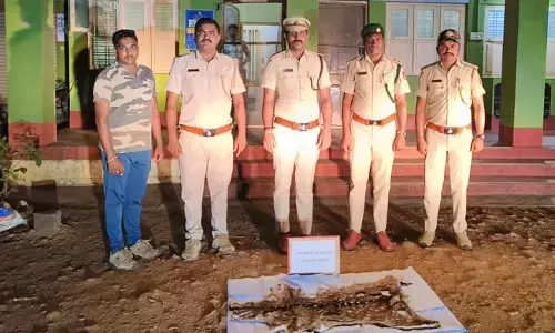 ಚಾಮರಾಜನಗರ | ಜಿಂಕೆ ಚರ್ಮ ಎಸೆದು ಆರೋಪಿ ಪರಾರಿ