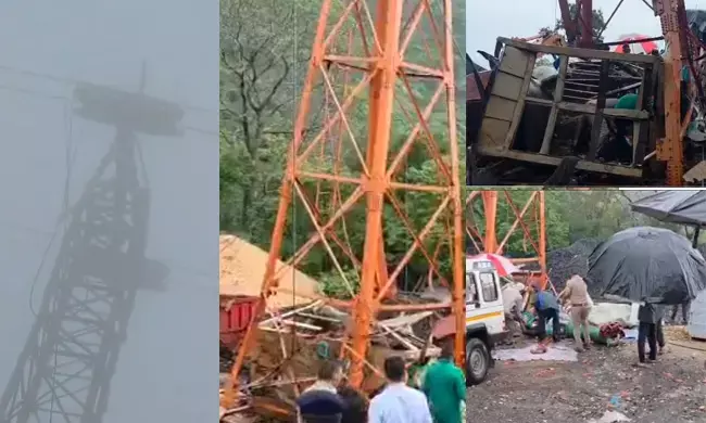 ಗುಜರಾತ್ ರೋಪ್ ವೇ ದುರಂತ | ಆರು ಮಂದಿ ಮೃತ್ಯು