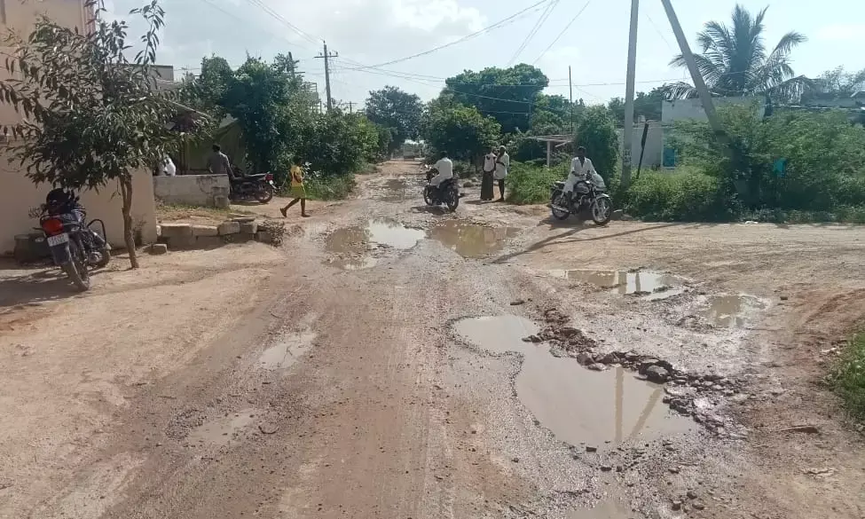 ರಾಯಚೂರು | ಹದಗೆಟ್ಟ ಡಿ.ರಾಂಪೂರ-ಎರಗುಂಟ ಸಂಪರ್ಕ ರಸ್ತೆ  ; ಗ್ರಾಮಸ್ಥರ ಆಕ್ರೋಶ