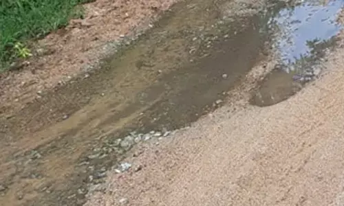 ಯಾದಗಿರಿ | ಹದಗೆಟ್ಟ ಬಂದಳ್ಳಿ - ಹೊನಿಗೇರಾ  ರಸ್ತೆ : ದುರಸ್ತಿ ಮಾಡುವಂತೆ ಕರವೇ ಆಗ್ರಹ