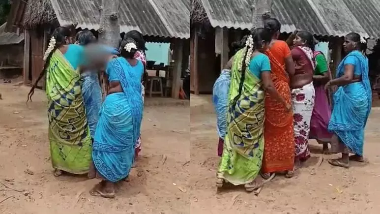 ತಮಿಳುನಾಡು | ಮಹಿಳೆಯನ್ನು ಮರಕ್ಕೆ ಕಟ್ಟಿ ಹಾಕಿ ಥಳಿತ