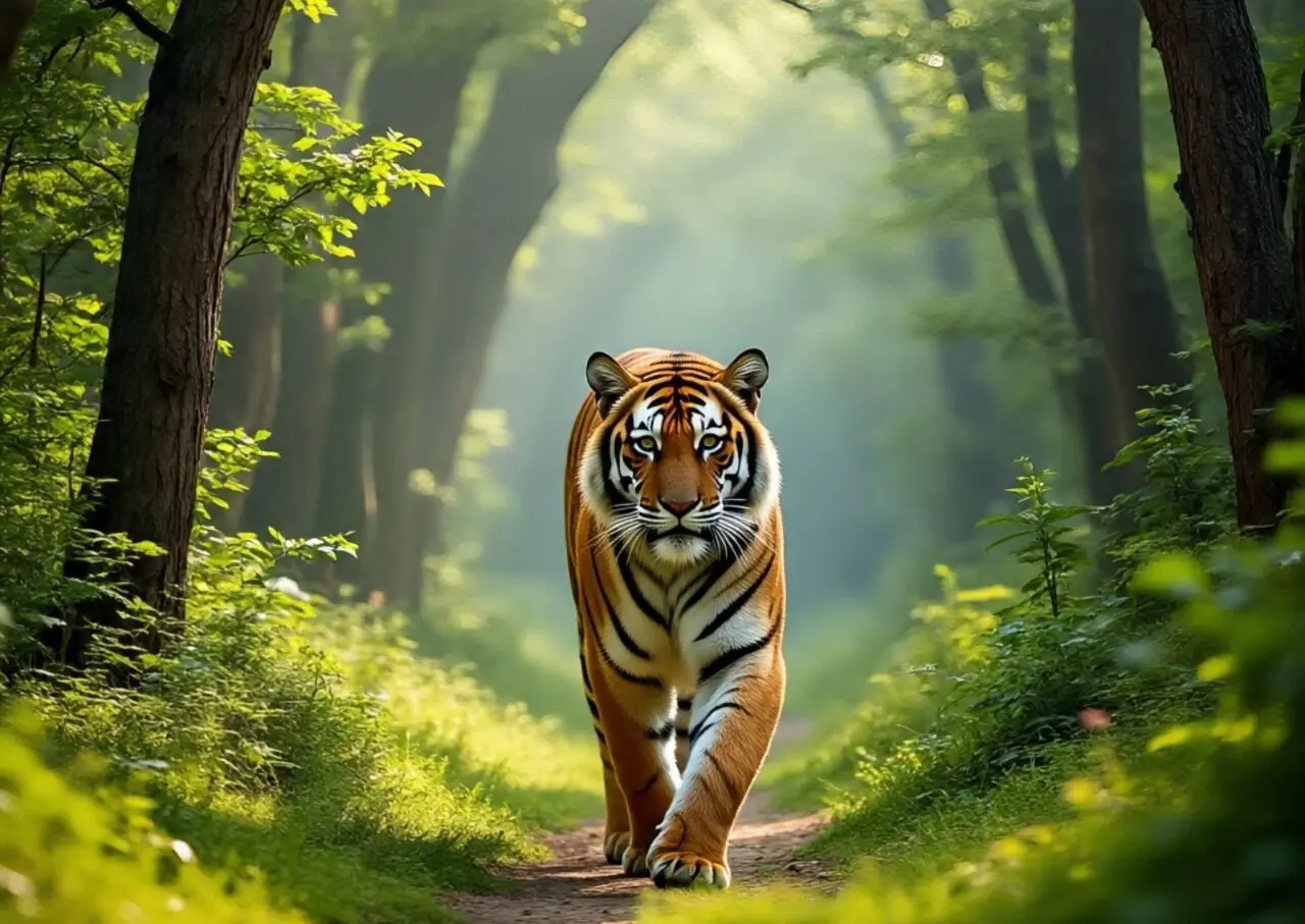 ಟೆರಿಟೊರಿ ಹುಡುಕಾಡುತ್ತಾ 450 ಕಿ.ಮೀ. ಸಂಚರಿಸಿದ ಹುಲಿ!