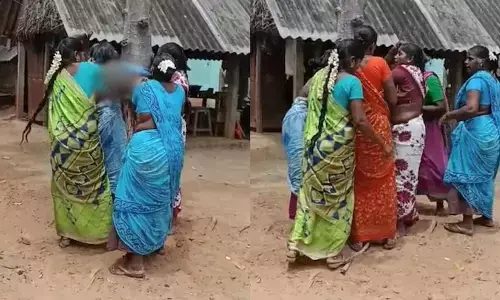 ತಮಿಳುನಾಡು | ಮಹಿಳೆಯನ್ನು ಮರಕ್ಕೆ ಕಟ್ಟಿ ಹಾಕಿ ಥಳಿತ